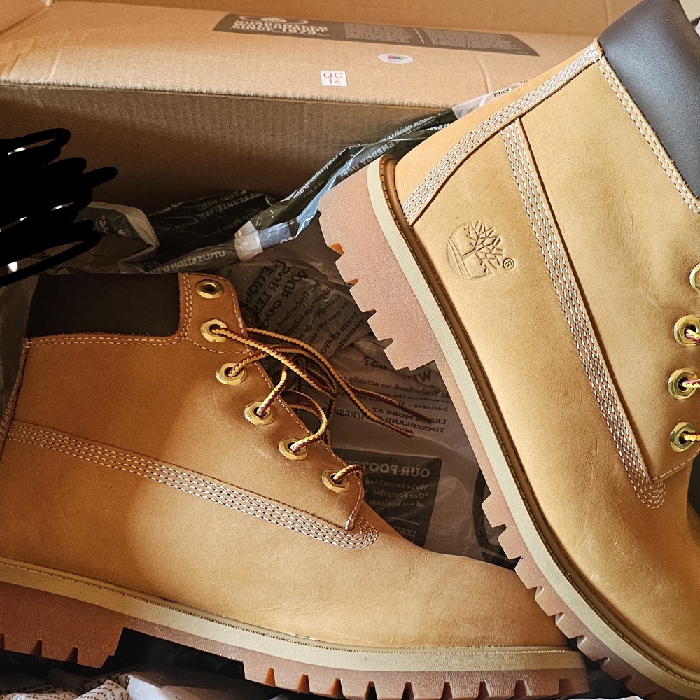 Timberland Kids Tan Leather Boots